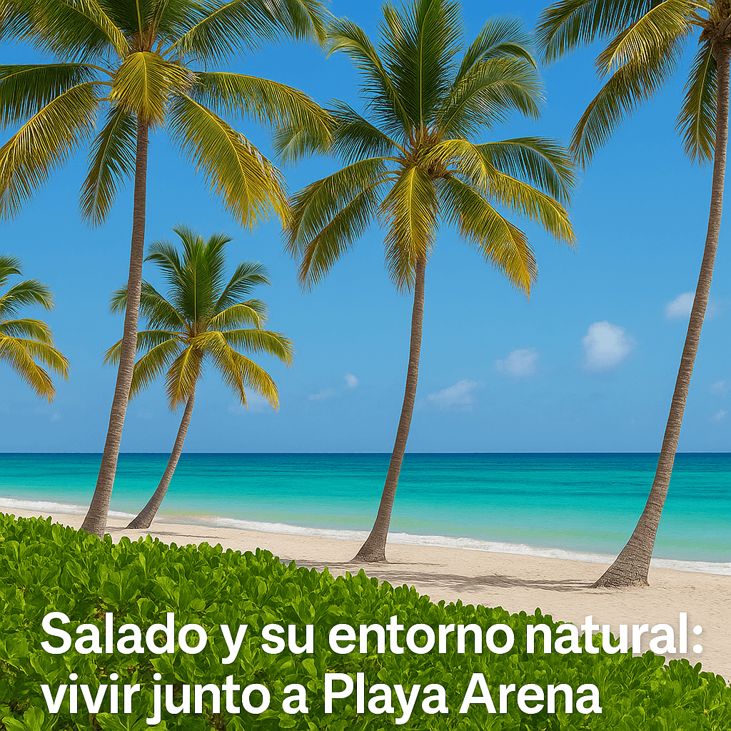 Salado y su entorno natural: vivir junto a Playa Arena Blanca