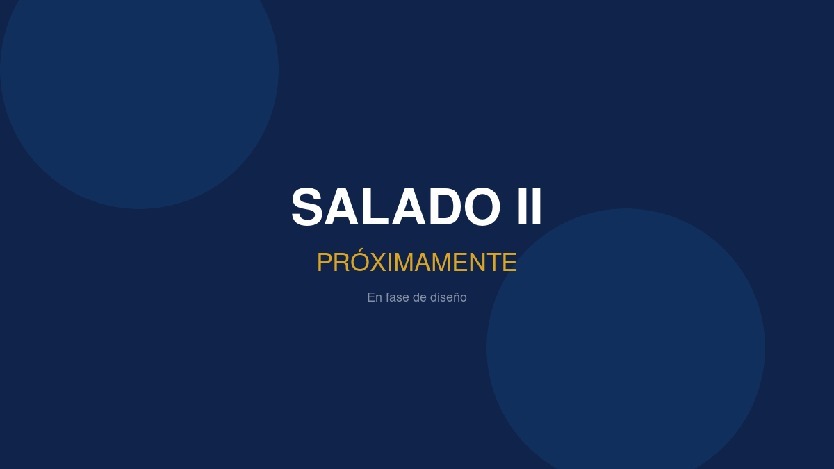 Salado II vista aerea